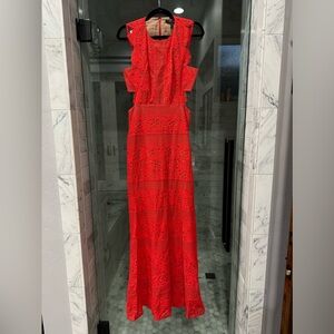 BCBG, red/orange, size 6